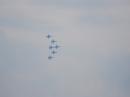 US Air Force Thunderbirds in action during our Field Day fun... 